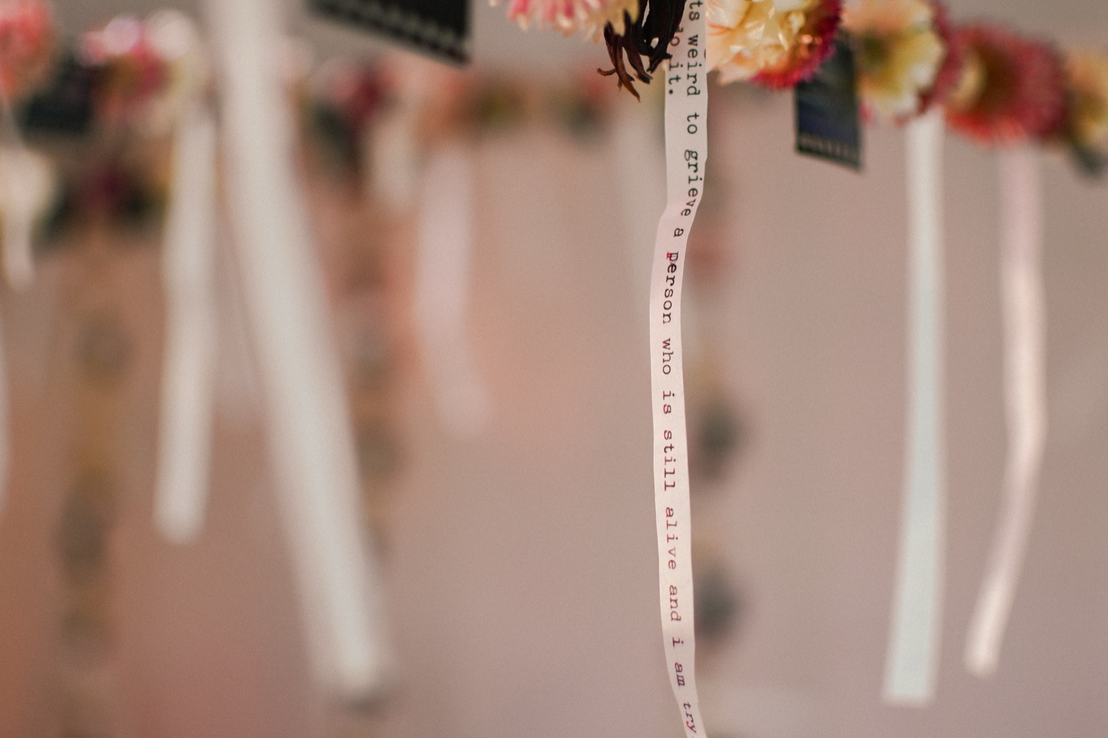 Ribbon reading: its weird to grieve a person who is still alive